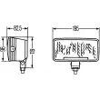 HELLA 1GD 003 590-701 - Projecteur de travail