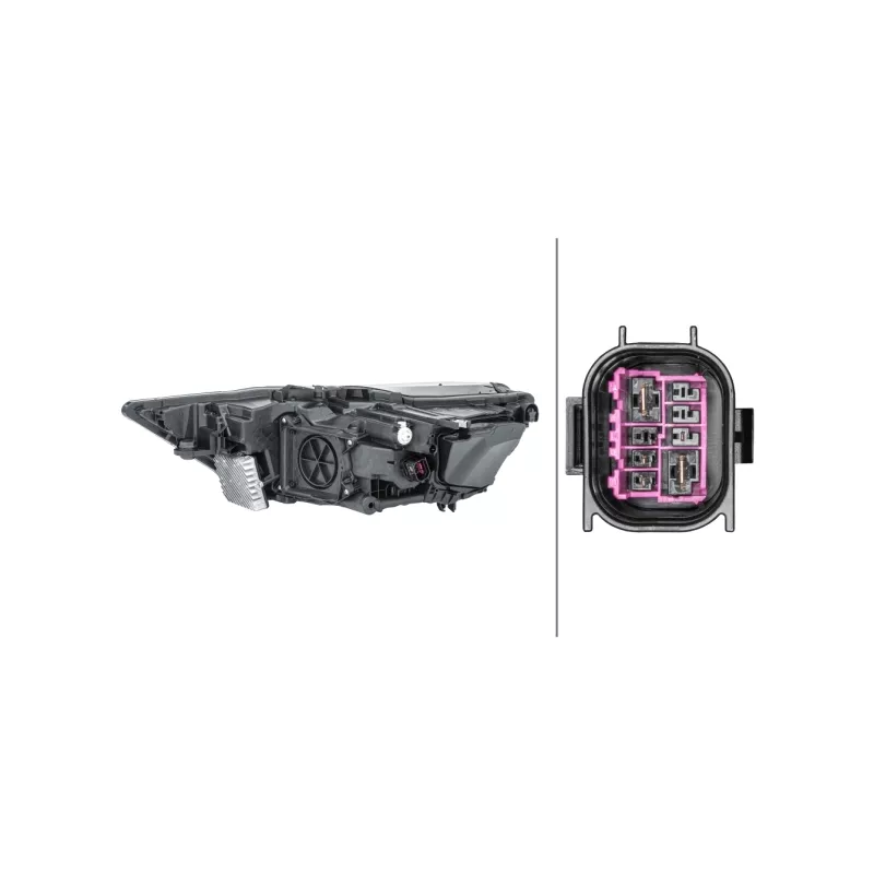 Projecteur principal HELLA 1ZX 013 376-121 - Visuel 1