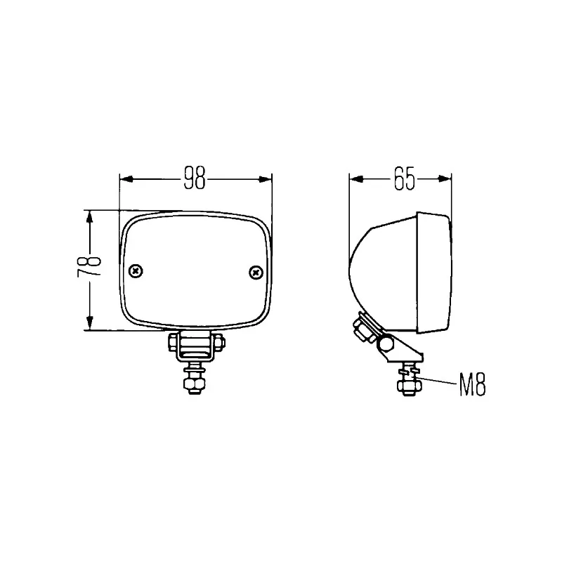 Feu antibrouillard arrière HELLA 2NE 003 030-151 - Visuel 2