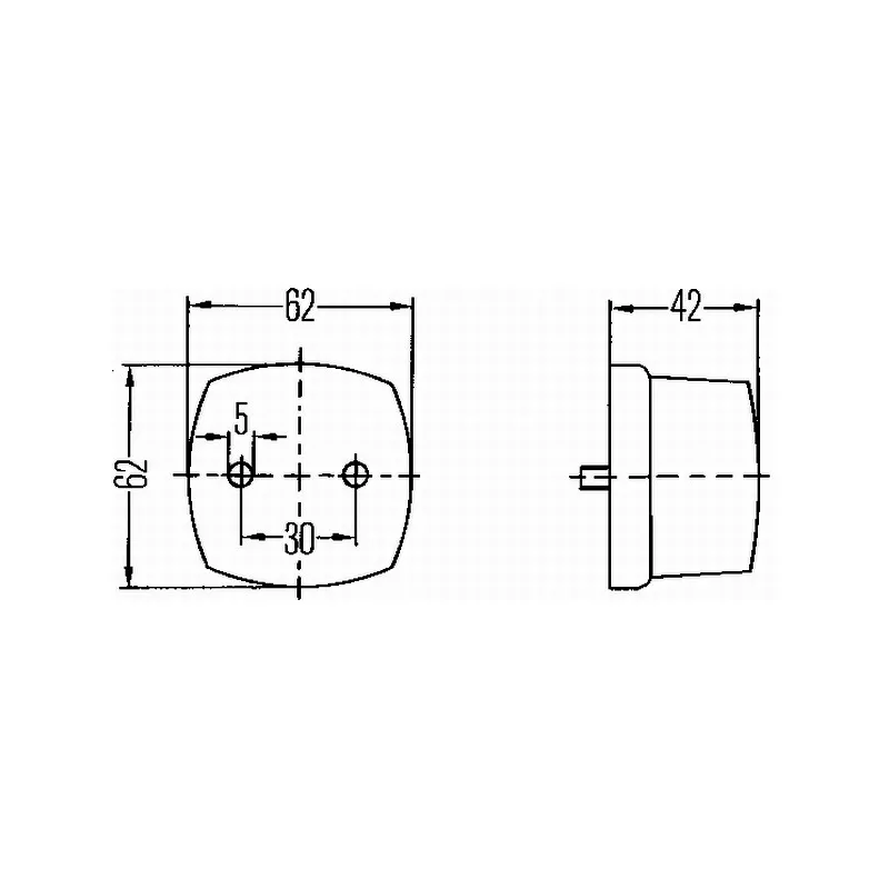 Feu de position HELLA 2PF 004 081-017 - Visuel 2