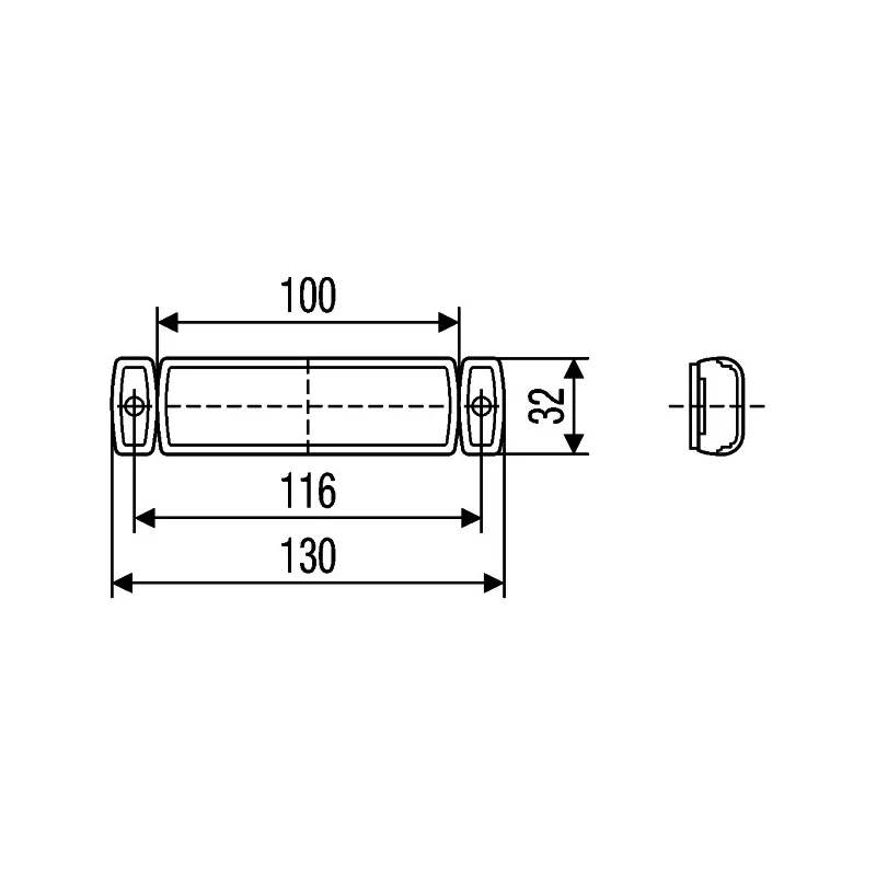 Feu de position HELLA 2PG 008 645-971 - Visuel 2