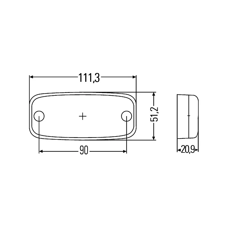 Feu latéral HELLA 2PS 345 600-101 - Visuel 2