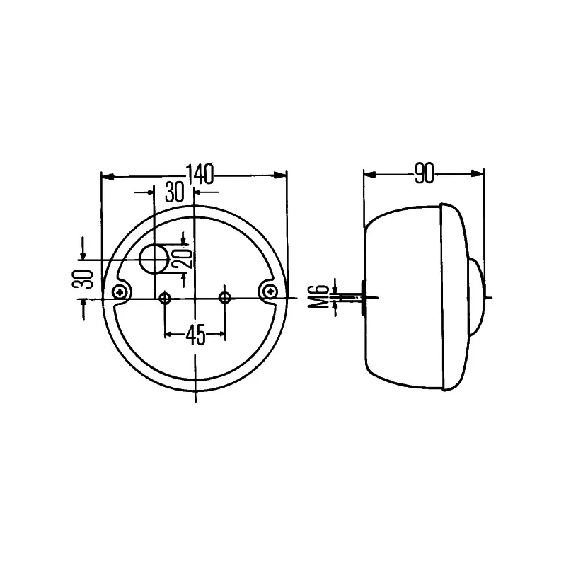 Feu arrière HELLA 2SD 001 686-101 - Visuel 2