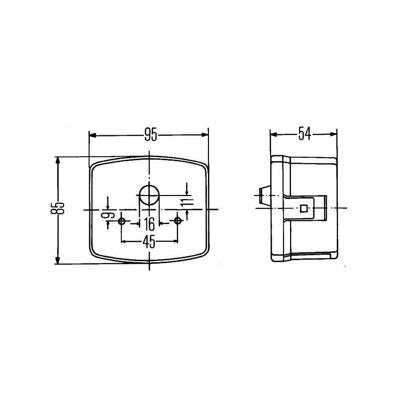 Feu arrière HELLA 2SE 003 182-011 - Visuel 2