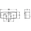 HELLA 2SE 003 184-011 - Feu arrière