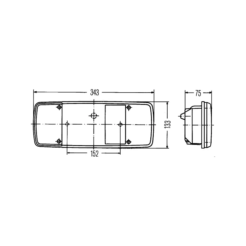 Feu arrière HELLA 2SK 003 567-651 - Visuel 2
