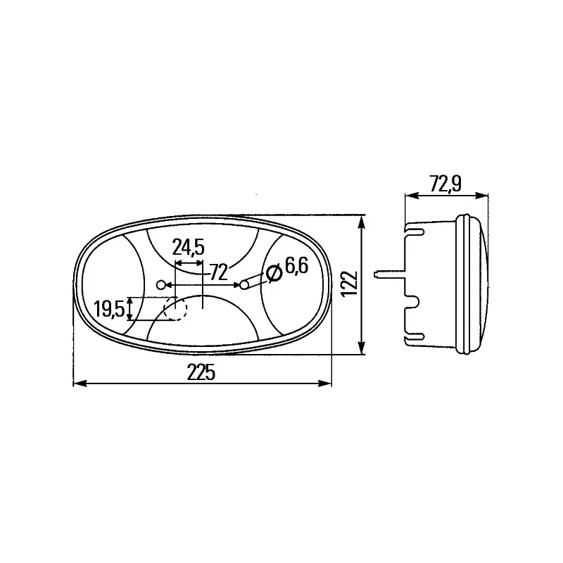 Feu arrière HELLA 2VA 343 640-117 - Visuel 2