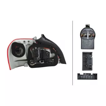 Feu arrière HELLA 2VP 010 756-221 pour BMW Série 1 118 d - 143cv