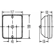 HELLA 2ZR 003 236-051 - Feu de recul