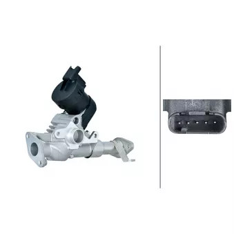 Vanne EGR HELLA 6NU 014 864-981 pour BMW Série 1 120 i - 170cv