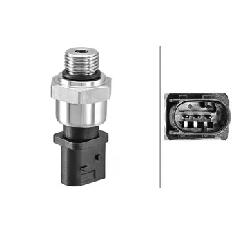 Capteur, pression des gaz échappement HELLA 6PP 009 409-671
