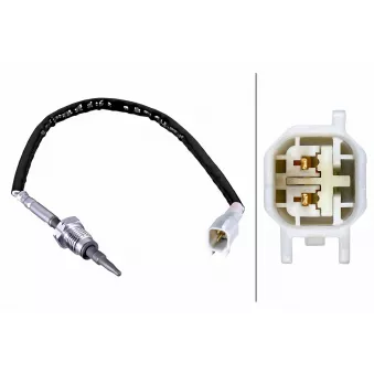 Capteur, température des gaz HELLA 6PT 358 226-191 pour AUDI A5 3.2 TDCi 4x4 - 200cv