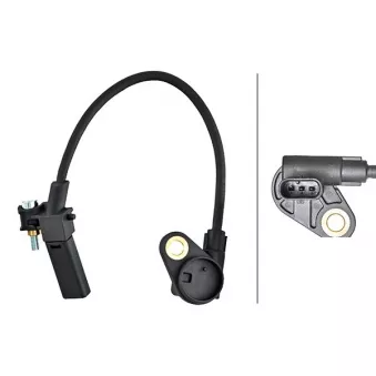 Capteur d'angle, vilebrequin HELLA 6PU 009 168-851