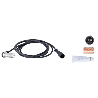 HELLA 6PU 230 048-331 - Capteur, vitesse de roue