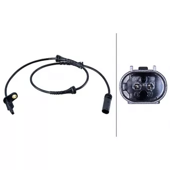 Capteur, vitesse de roue HELLA 6PU 358 216-131 pour BMW X3 xDrive 20 d - 190cv