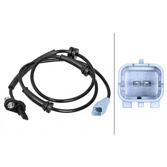 Capteur, vitesse de roue HELLA 6PU 358 217-231