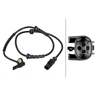 Capteur, vitesse de roue HELLA OEM 52070362