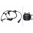Capteur, vitesse de roue HELLA [6PU 358 217-611]