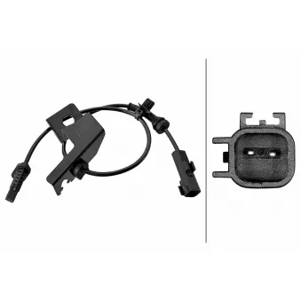 Capteur, vitesse de roue HELLA 6PU 358 218-821