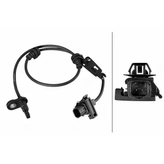 Capteur, vitesse de roue HELLA 6PU 358 219-041 pour HONDA CIVIC 1.3 - 95cv