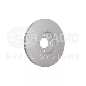 HELLA 8DD 355 131-991 - Jeu de 2 disques de frein avant