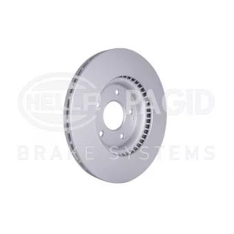 Jeu de 2 disques de frein avant HELLA 8DD 355 133-331 pour SSANGYONG ACTYON 2.0 Xdi - 155cv