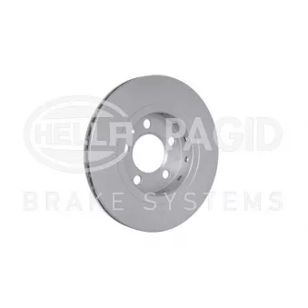Jeu de 2 disques de frein arrière HELLA 8DD 355 133-871 pour MERCEDES-BENZ SL 1.6 - 90cv