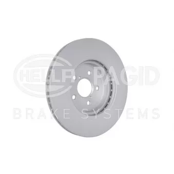 Jeu de 2 disques de frein avant HELLA 8DD 355 134-221 pour SUBARU IMPREZA 2,0 e-BOXER Hybrid - 150cv