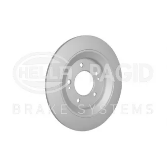 Jeu de 2 disques de frein arrière HELLA 8DD 355 134-401 pour FORD TAUNUS 2.5 MPI - 179cv
