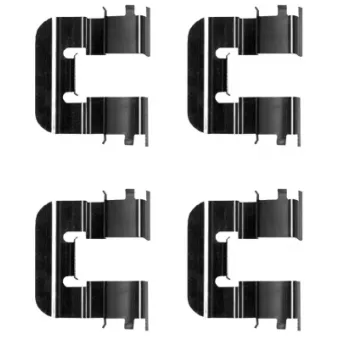 HELLA 8DZ 355 206-331 - Kit d'accessoires, plaquette de frein à disque