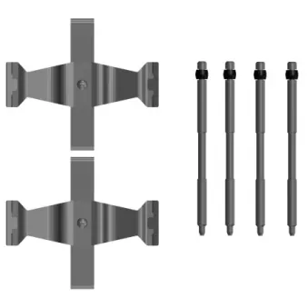 HELLA 8DZ 355 206-441 - Kit d'accessoires, plaquette de frein à disque