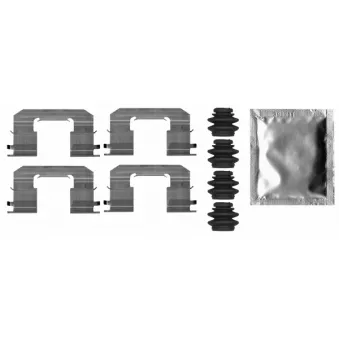 HELLA 8DZ 355 206-701 - Kit d'accessoires, plaquette de frein à disque