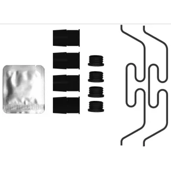 HELLA 8DZ 355 206-881 - Kit d'accessoires, étrier de frein