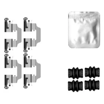 HELLA 8DZ 355 207-101 - Kit d'accessoires, plaquette de frein à disque