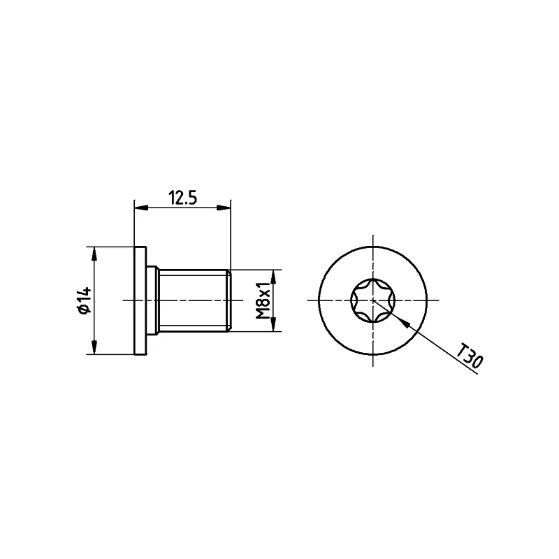 Vis, disque de frein HELLA 8DZ 355 209-021 - Visuel 1