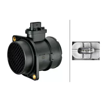 Débitmètre de masse d'air HELLA 8ET 358 166-581 pour HYUNDAI IONIQ 1,6 GDI Plug-in Hybrid - 105cv