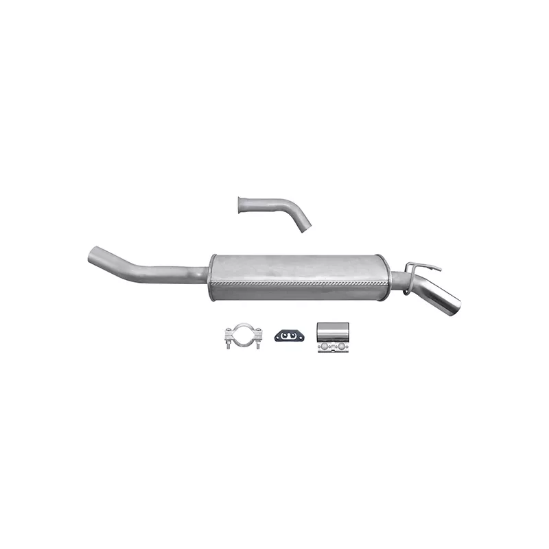 Silencieux arrière HELLA 8LD 366 033-841 - Visuel 1