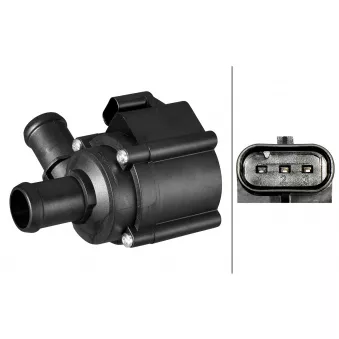 Pompe à eau auxiliaire (circuit d'eau de refroidiss) HELLA 8TW 358 304-691 pour AUDI A4 40 TFSI Mild Hybrid - 190cv
