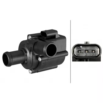 Pompe à eau auxiliaire (circuit d'eau de refroidiss) HELLA 8TW 358 304-711 pour CITROEN JUMPY 50 TFS e Mild Hybrid - 265cv