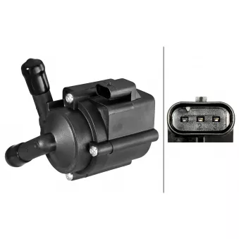 Pompe à eau auxiliaire (circuit d'eau de refroidiss) HELLA 8TW 358 304-741 pour PEUGEOT 207 1.6 16V RC - 174cv