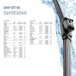 HELLA 9XW 358 164-051 - Kit balais d'essuie-glace