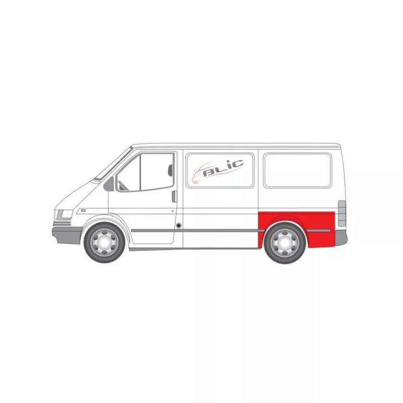 Aile arrière gauche BLIC 6504-01-2515537P - Visuel 1