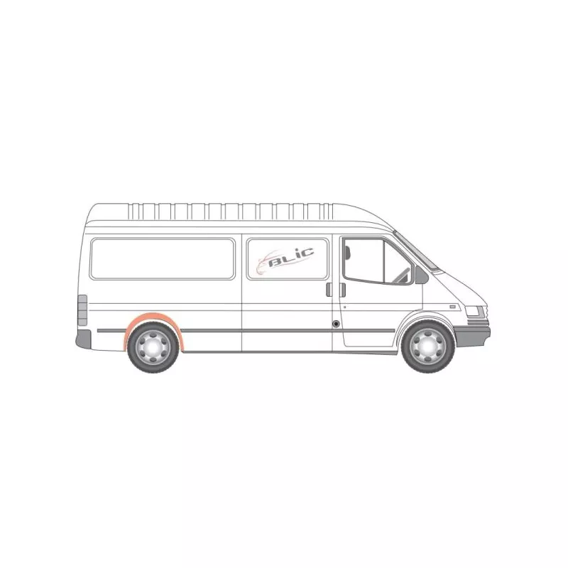 Doublure d'aile arrière droit BLIC 6504-03-2515558P - Visuel 1