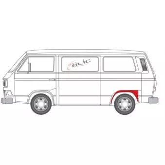 Doublure d'aile avant gauche BLIC 6504-03-9557593K