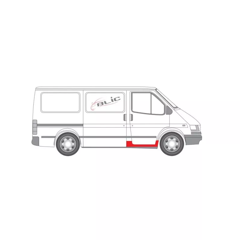 Plaque de seuil avant droit BLIC 6505-06-2515046P - Visuel 1