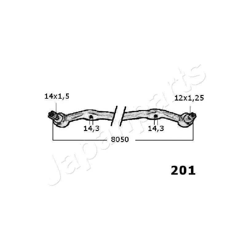 Barre de connexion JAPANPARTS CR-201 - Visuel 1