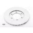JAPANPARTS DI-K22 - Jeu de 2 disques de frein avant