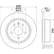 Jeu de 2 disques de frein avant JAPANPARTS [DP-0530C]