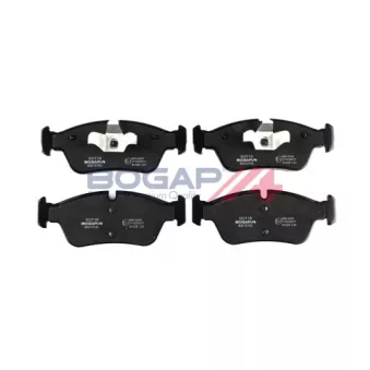 BOGAP B8210106 - Jeu de 4 plaquettes de frein avant