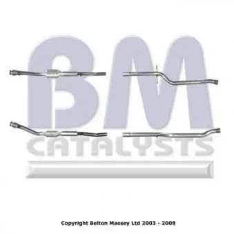 Catalyseur BM CATALYSTS BM90988H pour CITROEN C5 2.0 16V HPi - 140cv
